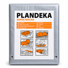 Prelata extra rezistenta, 4x5 m, PE 160 g/mp, protectie pentru toate anotimpurile