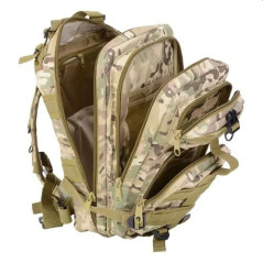 Rucsac camuflaj - 2 compartimente, impermeabil cu fermoar