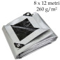 Prelata premium extra groasa, 8x12 m, 260 g/mp, impermeabila, anti-UV, rezistenta la inghet Prelata premium extra groasa, 8x12 m, 260 g/mp, impermeabila, anti-UV, rezistenta la inghet
