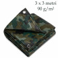Prelata de protectie Army 3x3 m, 90 g/mp, PE impermeabila, protectie UV, rezistenta la intemperii Prelata de protectie Army 3x3 m, 90 g/mp, PE impermeabila, protectie UV, rezistenta la intemperii