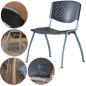 Scaun terasa, bucatarie, spatar si sezut PP, model perforat, inaltime 82 cm, RESIGILAT