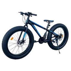Bicicleta Fat Bike, Urban Terrain, 26 inch, cadru 17 inch, 21 viteze, schimbator Shimano, frane pe disc, RESIGILAT