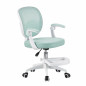 Scaun de birou pentru copii si adolescenti, ergonomic, cu suport pentru picioare, verde menta