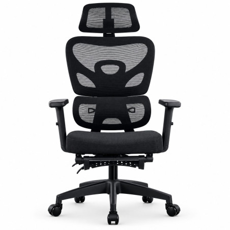 Scaun ergonomic premium pentru birou, tetiera reglabila, suport lombar reglabil, suport picioare