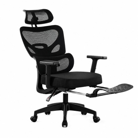 Scaun ergonomic premium pentru birou, tetiera reglabila, suport lombar reglabil, suport picioare