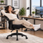 Scaun ergonomic premium pentru birou, tetiera reglabila, suport lombar reglabil, suport picioare Scaun ergonomic premium pentru birou, tetiera reglabila, suport lombar reglabil, suport picioare