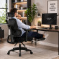 Scaun ergonomic premium pentru birou, tetiera reglabila, suport lombar reglabil, suport picioare Scaun ergonomic premium pentru birou, tetiera reglabila, suport lombar reglabil, suport picioare
