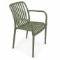 Scaun de gradina stivuibil cu brate, pentru terasa si balcon, 54x58.5x80.5 cm Scaun de gradina stivuibil cu brate, pentru terasa si balcon, 54x58.5x80.5 cm