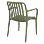 Scaun de gradina stivuibil cu brate, pentru terasa si balcon, 54x58.5x80.5 cm Scaun de gradina stivuibil cu brate, pentru terasa si balcon, 54x58.5x80.5 cm