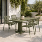 Scaun de gradina stivuibil cu brate, pentru terasa si balcon, 54x58.5x80.5 cm Scaun de gradina stivuibil cu brate, pentru terasa si balcon, 54x58.5x80.5 cm