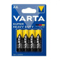 Set 4 baterii AA Varta Superlife, 1.5V, zinc-carbon, pentru jucarii, ceasuri si dispozitive electronice Set 4 baterii AA Varta Superlife, 1.5V, zinc-carbon, pentru jucarii, ceasuri si dispozitive electronice
