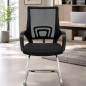 Scaun de birou cu suport lombar, design modern, inaltime 92 cm, maxim 120 kg, negru Scaun de birou cu suport lombar, design modern, inaltime 92 cm, maxim 120 kg, negru