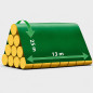 Prelata protectie stive de baloti, 13 x 25 m, respirabila, 145 g/mp, pentru exterior