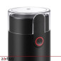 Rasnita electrica pentru cafea, nuci si condimente, 150 W, 50 g, lama inox, capac transparent, neagra Rasnita electrica pentru cafea, nuci si condimente, 150 W, 50 g, lama inox, capac transparent, neagra