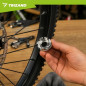 Set scule reparatii bicicleta, 7 piese din otel carbon, presa lant, extractor manivele, chei pentru caseta si spite
