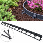 Pin pentru fixare separator gazon, lungime 20 cm, plastic, negru
