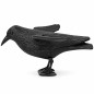 Sperietoare pasari, suport si carlig suspendare, figurina Corb, 34x43x24 cm Sperietoare pasari, suport si carlig suspendare, figurina Corb, 34x43x24 cm