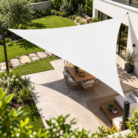 Copertina parasolar, protectie UV, multifunctionala, impermeabila, HDPE densitate 180g/mp, 4x4x4 m