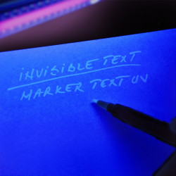 Set marker permanent, invizibil + breloc UV. Security UV-Set