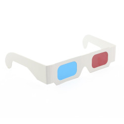 Ochelari 3D red cyan cu rama de carton