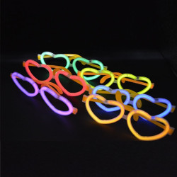 Ochelari luminescenti forma inimioara