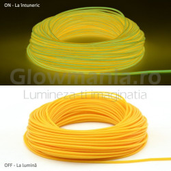 Kit 3m fir electroluminescent flexibil cu invertor