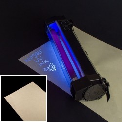 Cerneala UV invizibila albastra pe baza de solvent permanenta, 10 ml