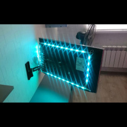 Kit banda LED pentru iluminare TV, alimentare USB, cu telecomanda, lungime 2 m