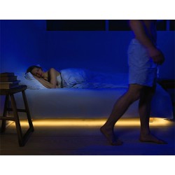 Kit banda LED cu senzor de miscare pentru iluminare pat, lungime 1.2 m