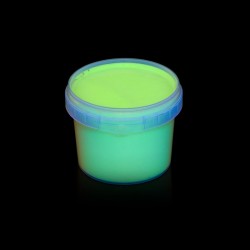 Vopsea invizibila fluorescenta reactiva UV, transparenta verde