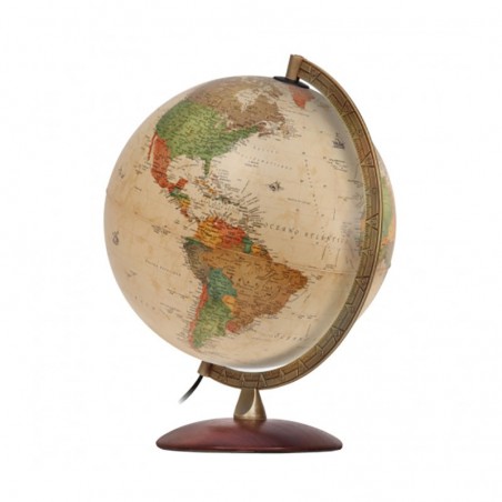 Glob pamantesc iluminat Antiquus,  cartografie politica, 30 cm