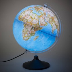 Glob geografic iluminat Carbon Clasic, 30 cm, National Geographic