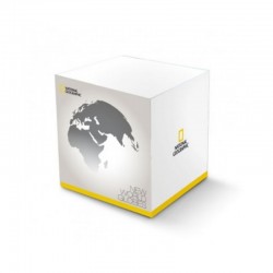 Glob Gold Clasic iluminat, 30cm, harta fizica si politica, National Geographic