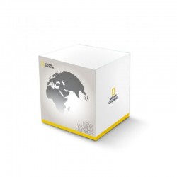 Glob iluminat Gold Executive, 30 cm, harta National Geographic