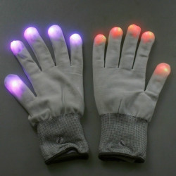 Manusi cu led cu 6 moduri de iluminare