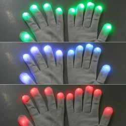 Manusi cu led cu 6 moduri de iluminare