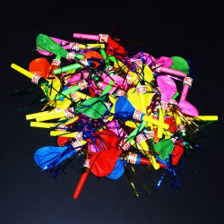 Set 50 fluiere cu balon 