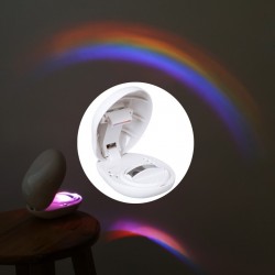 Lampa proiectie curcubeu cu LED