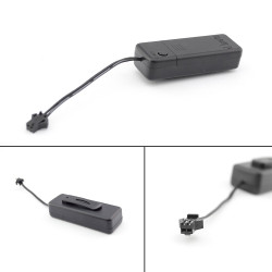 Kit 3m fir electroluminescent flexibil cu invertor