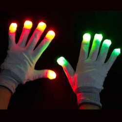 Manusi cu led cu 6 moduri de iluminare