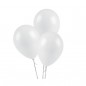 Set 100 baloane albe mari, forma ovala, 30 cm