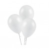 Set 100 baloane albe mari, forma ovala, 30 cm