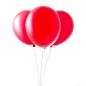 Baloane rosii pentru petreceri, 30 cm, set 100 bucati