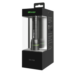 Lanterna semi-profesionala EDC P15 GPDesign, 2 moduri iluminare, aluminiu