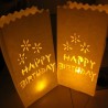 Lampioane decorative model Happy Birthday, 5 bucati