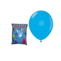 Set 100 baloane albastre pentru petrecere, 30 cm, latex