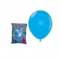 Set 100 baloane albastre pentru petrecere, 30 cm, latex