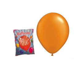 Set 100 baloane portocalii, diametru 30 cm
