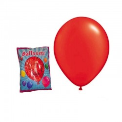 Baloane colorate pentru petreceri, 100 bucati, rosu, Funny Fashion