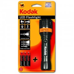 Lanterna LED 1000mW, 60lm, IP62, zoom, 3 functii, Kodak